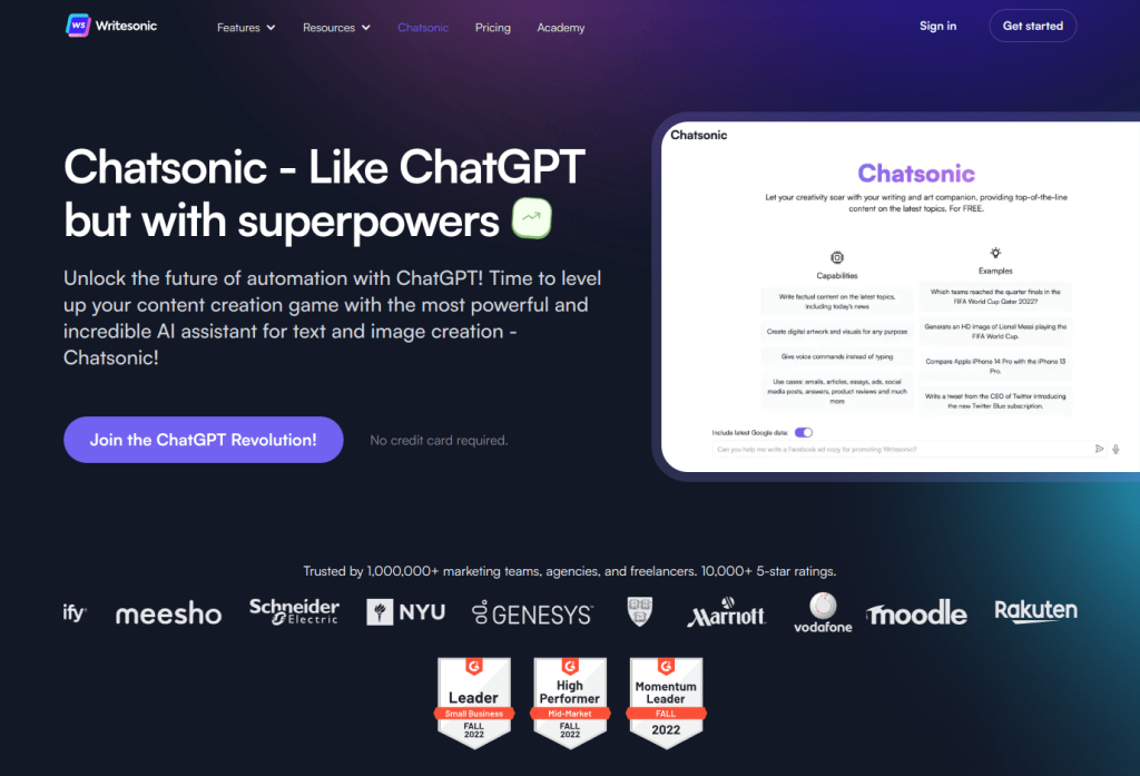 Chatsonic A Free Alternative to ChatGPT that is superpowered by ChatGPT-4