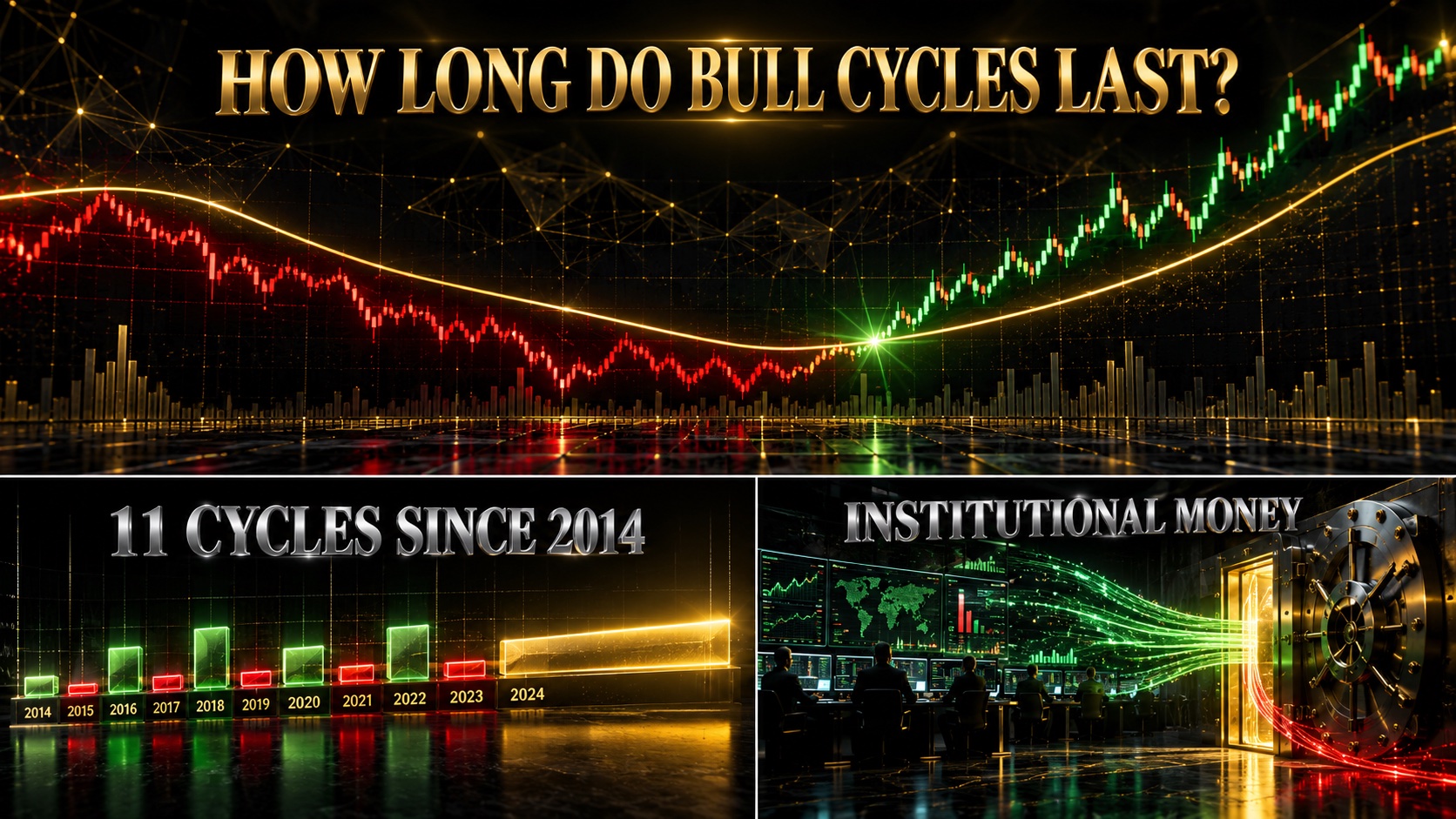 Institutional capital flowing as streams of light into a secure digital vault