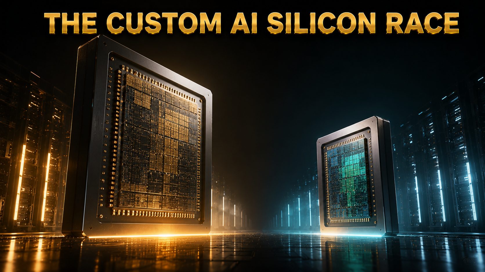 Two semiconductor companies competing for custom AI ASIC market share