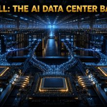 Marvell custom silicon and optical interconnects wiring an AI data center cluster