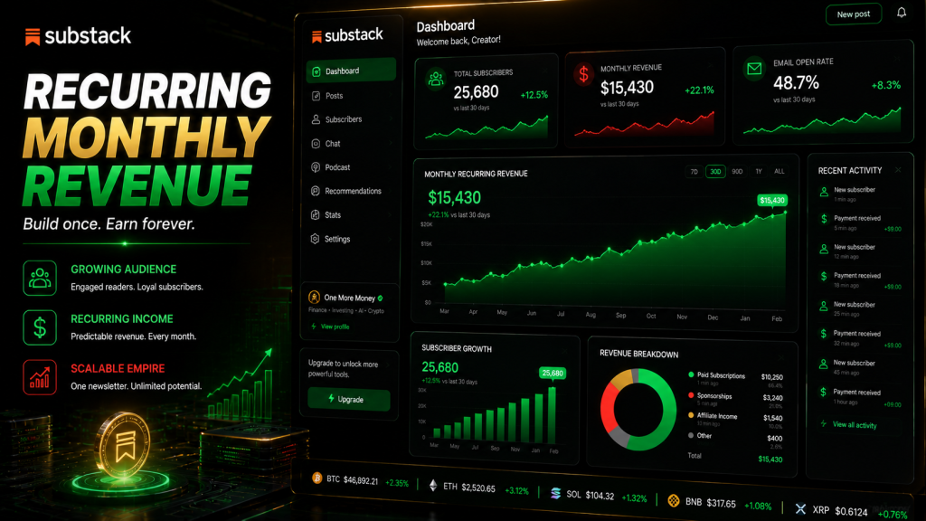 Recurring Monthly income